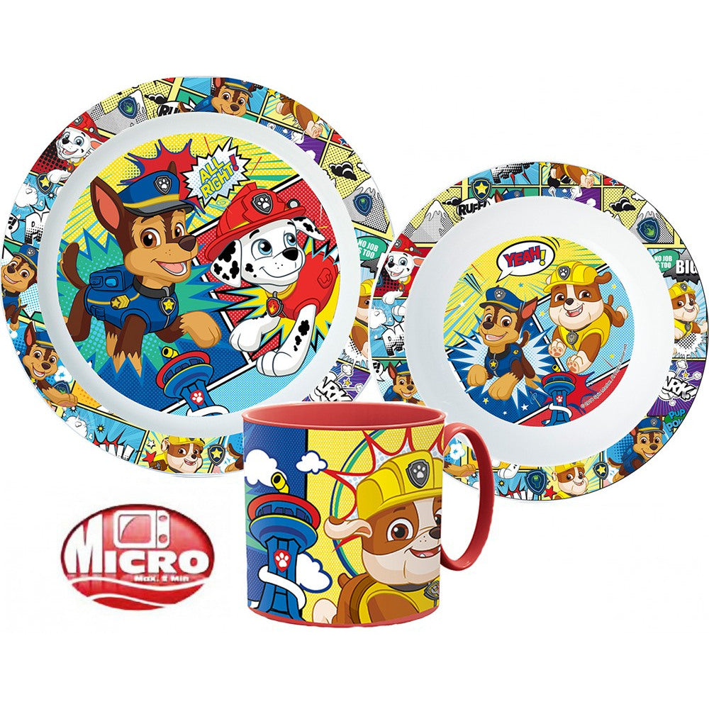 Paw patrol outlet dinnerware set