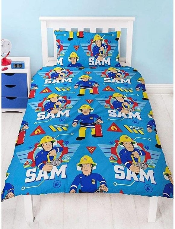 Fireman Sam Single Bed Duvet Set