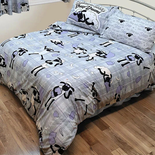 Shaun The Sheep Double Bed Duvet Set