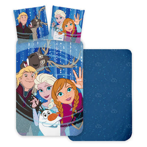 Frozen Elsa & Anna Cot/Toddler Bed Duvet Set