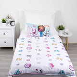 Gabby's Dollhouse Cot Bed / Toddler Bed Duvet Set