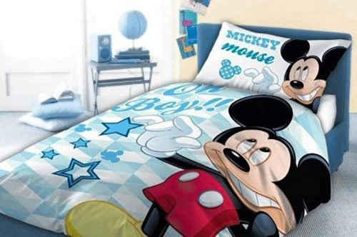 Mickey Mouse Cot / Toddler Bed Duvet Set