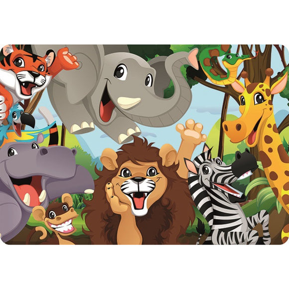 Jungle Animals Meal Placemat