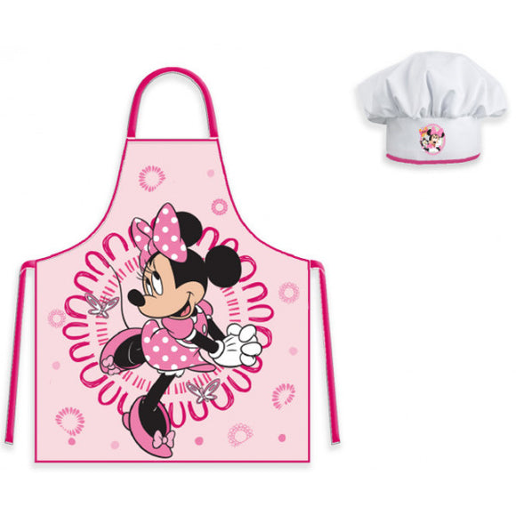 Minnie Mouse 'Butterflys' Cooking Apron & Hat Set