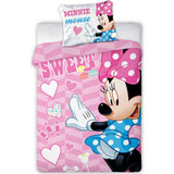 Minnie Mouse 'Sweet' Baby Cot/Toddler Bed Duvet Set