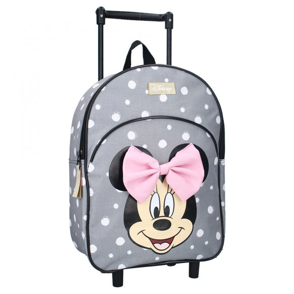 Minnie Mouse Travel Trolley Bag / Suitcase 'with bow'