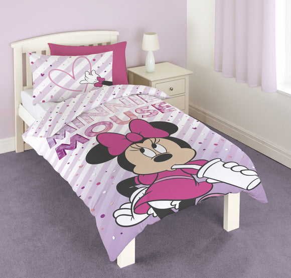 Minnie Mouse  Single Bed Duvet Set