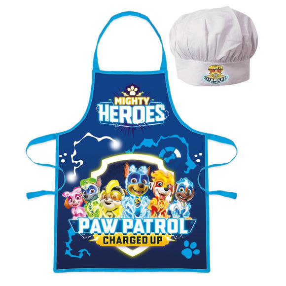Paw Patrol 'Mighty Heroes' Cooking Apron & Hat Set