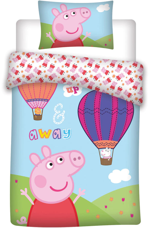 Peppa Pig Cot/Toddler Bed Duvet Set