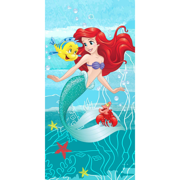 Disney Princess Ariel 'Mermaid' Large Beach / Bath Towel