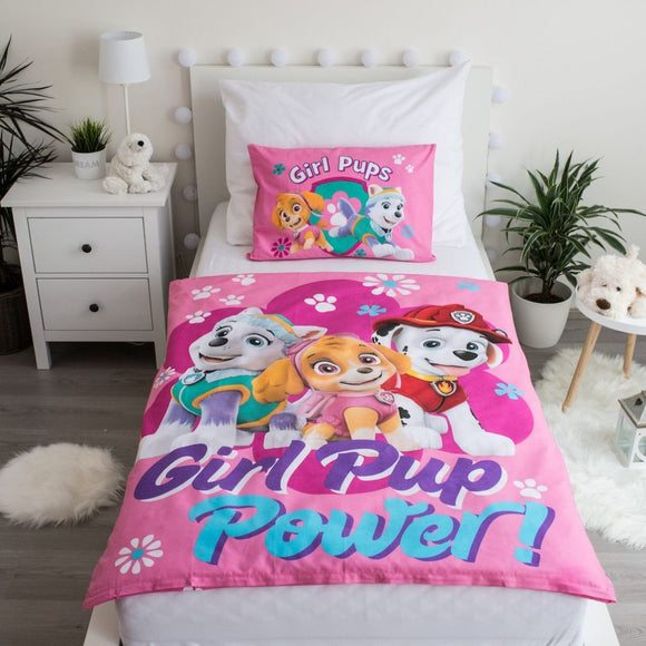 'SKYE'  Paw Patrol Cot / Toddler Bed Duvet Set