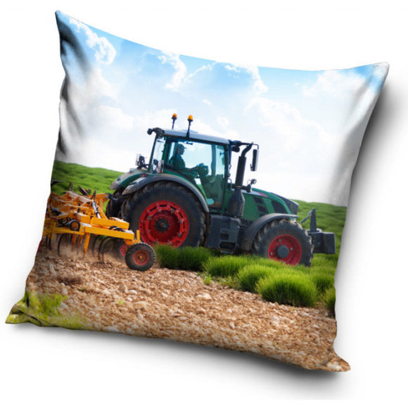 Tractor 'Green' Prefilled Cushion / Pillow