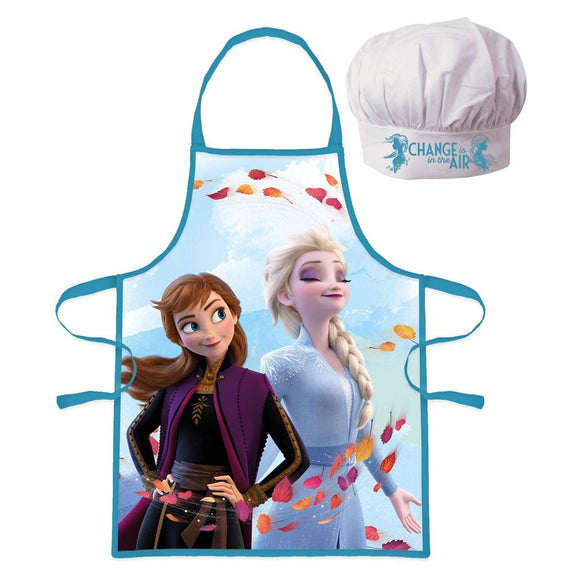 Frozen 'Anna & Elsa' Cooking Apron & Chefs Hat Set