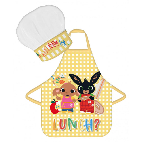 Bing Kids Cooking Apron & Chef Hat Set