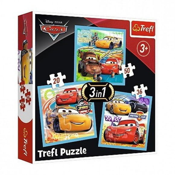 Disney 'Cars' Jigsaw puzzle 3pk
