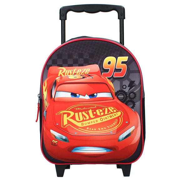 Disney CARS black Trolley Bag / suitcase with 3D image at the front