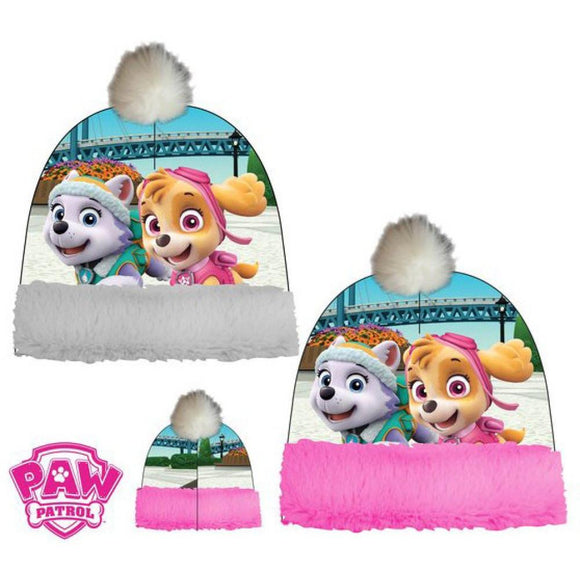 Paw Patrol Girls Winter Lined Hat