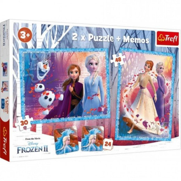 Frozen 2 (2 puzzles & Memos). 3+