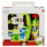 Mickey Mouse Lunchbox + Aluminium Water Bottle Set