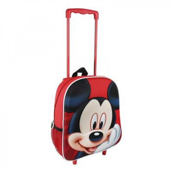 Mickey Mouse Trolley Bag / Suitcase 3D Image at the front