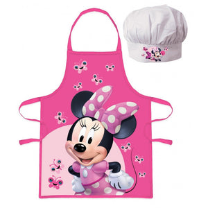Minnie Mouse 'Butterflys' Cooking Apron & Hat Set