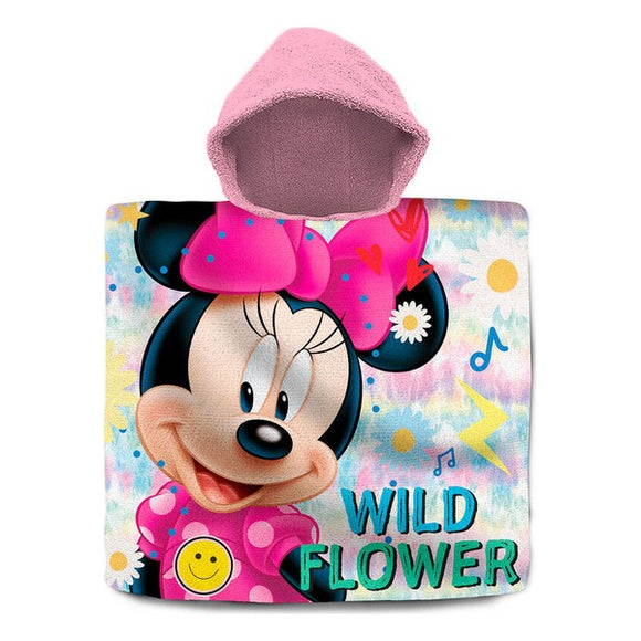 Minnie Mouse Towel Poncho 'wild flower'
