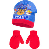 Paw Patrol Baby Hat + Gloves Set