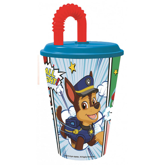 Paw Patrol Straw Drinks Cup