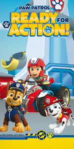 Paw Patrol Large Bath / Beach Towel 'ready for action'