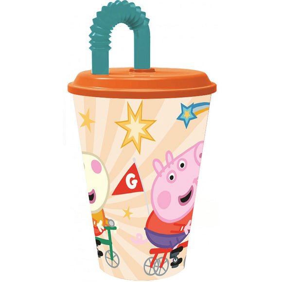 Peppa Pig Straw drinks cup
