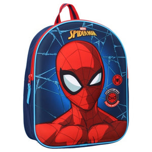 Spiderman 3D Image backpack (3D Spiderman on the front)