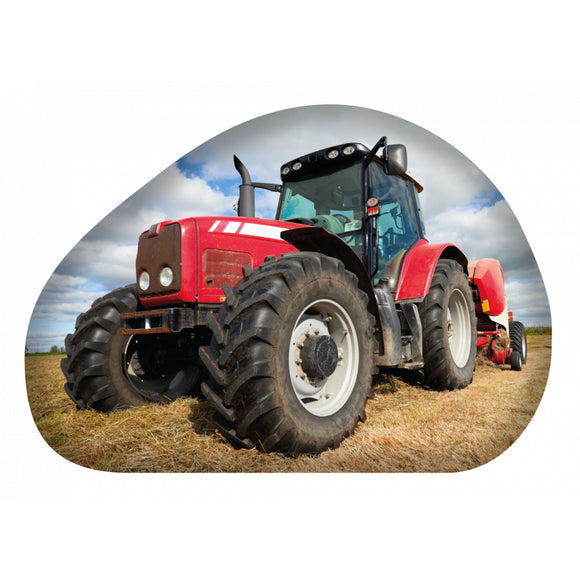 Tractor 'Red;' Prefilled Cushion / Pillow