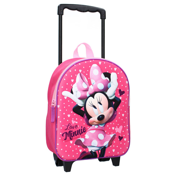Minnie Mouse Trolley Bag / Suitcase 3D 'Love Minnie'