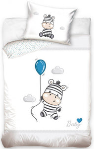 Baby Zebra Cot/Toddler Bed Duvet Set